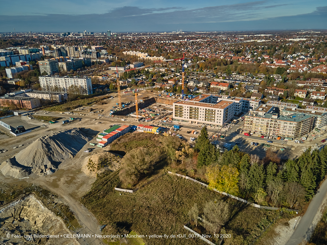 13.11.2020 - Piederstorfer Gelände und Alexisqaurtier am Karl-Marx-Ring in Neuperlach